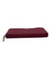 Kate Spade Raspberry Pink Saffiano Leather Zip Close Logo Back Pocket Wallets Raspberry Pink