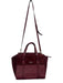 Kate Spade Maroon Red Leather Zip Close Fabric Block Bag Maroon Red / Medium