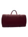 Kate Spade Maroon Red Leather Zip Close Fabric Block Bag Maroon Red / Medium