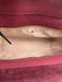 Kate Spade Maroon Red Leather Zip Close Fabric Block Bag Maroon Red / Medium