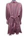 Zimmermann Size 3 Pink Silk Long Sleeve Wrap Sash Incl. Knee length Dress Pink / 3