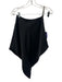 Alice + Olivia Size XS Black & Clear Triacetate Blend Satin Rhinestone Top Black & Clear / XS