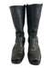 Frye Shoe Size 6 Black Leather Square Toe Harness Boots Black / 6