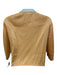 Chanel Size 42 Orange & White Polyester Zip Front Zip Pockets Jacket Orange & White / 42