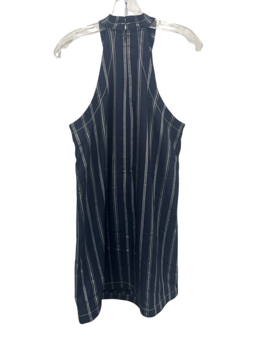 Maeve Size Medium Navy, White, Yellow Viscose Sleeveless Daisy Dress Navy, White, Yellow / Medium