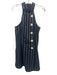 Maeve Size Medium Navy, White, Yellow Viscose Sleeveless Daisy Dress Navy, White, Yellow / Medium