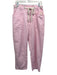 Y'all Come Back Size Large Pink & White Cotton Blend High Rise Striped Pants Pink & White / Large