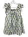 Piyama Size XS White, Blue, Green Cotton Ruffle Cap Sleeve Short Set White, Blue, Green / XS