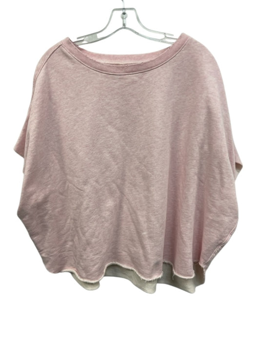 Frank & Eileen Size One Size Light Pink Cotton Sleeveless Heathered Top Light Pink / One Size