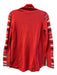 Nic + Zoe Size XS Red Cotton & Viscose Turtleneck Long Sleeve Side Stripes Top Red / XS