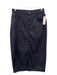 Jen 7 Size 2 Black Cotton Blend Pencil Knee length Skirt Black / 2