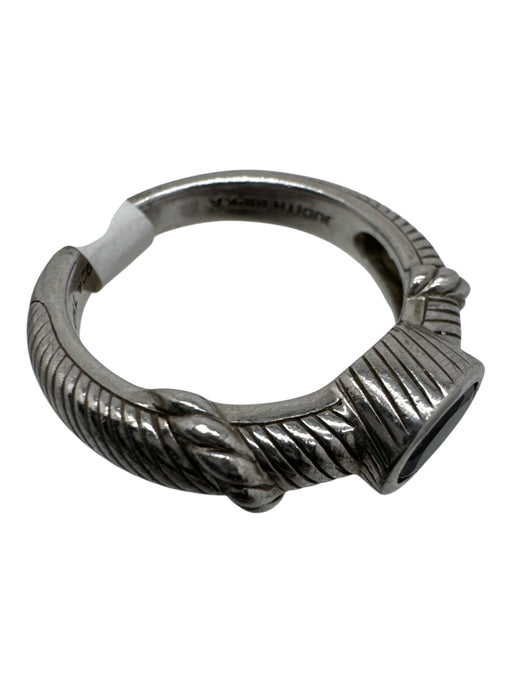 Judith Ripka Silver & Purple 925 Silver Iolite Line Details Ring Silver & Purple