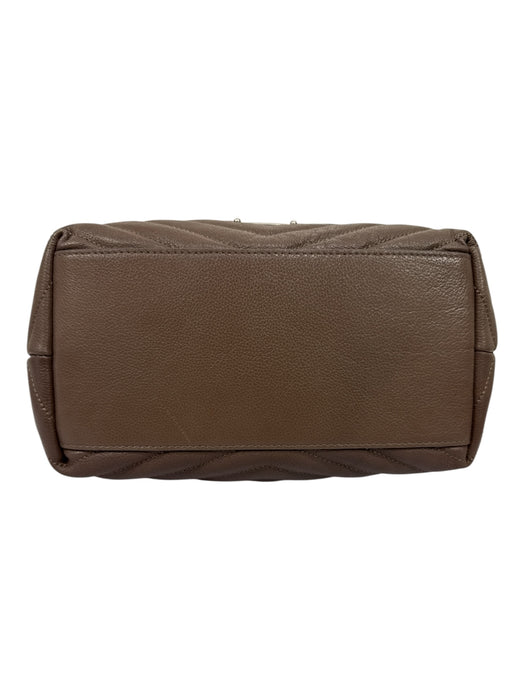 Rebecca Minkoff Brown Leather Silver Hardware Magnetic Close Chain Strap Bag Brown / M