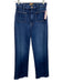 Mother Size 26 Medium dark wash Cotton Blend Denim Patch Pocket Jeans Medium dark wash / 26