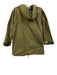 Barbour Size 4 Army Green Cotton Zip Front Hooded Pocketed Rain Coat Army Green / 4