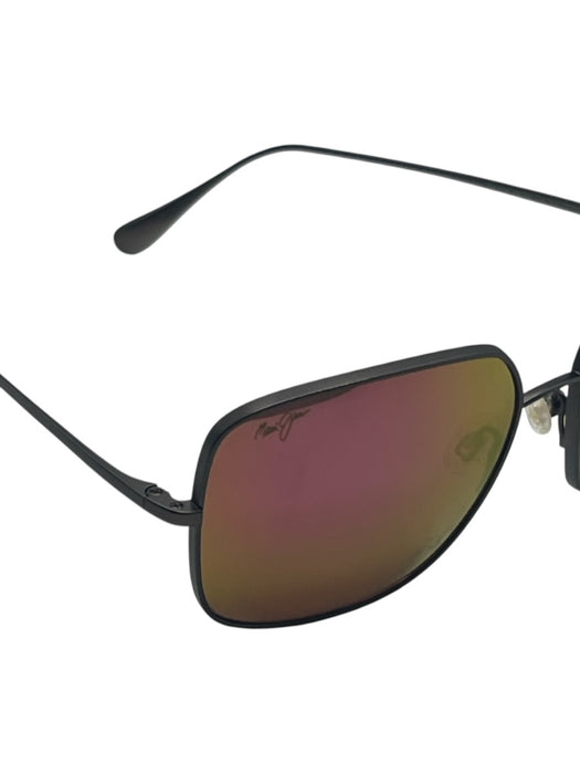 Maui Jim Purple Metal Bronze Mirrored Square Sunglasses Purple