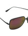 Maui Jim Purple Metal Bronze Mirrored Square Sunglasses Purple