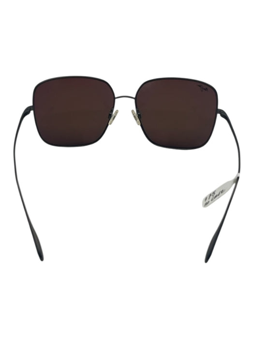 Maui Jim Purple Metal Bronze Mirrored Square Sunglasses Purple