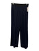 Elie Tahari Size Small Navy Rayon Blend Elastic Waist Flare Trouser Pants Navy / Small