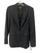 Escada Size 34 Black Wool Blend 1 Button Long Sleeve Jacket Blazer Black / 34