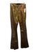 Veronica Beard Jeans Size 26 Gold Cotton Blend Coated Zip Fly Shine Jeans Gold / 26
