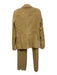 Banana Republic Size 6 Khaki Beige Goat Suede Blazer High Rise 2 Button Pant Set Khaki Beige / 6