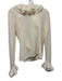 Ralph Lauren Black Size Est M Cream White Missing Fabric Tag Knit V Neck Sweater Cream White / Est M