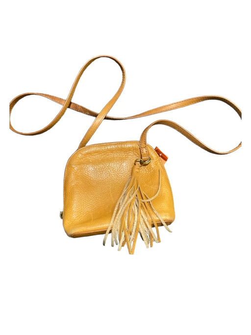 Hobo Cognac Leather Crossbody Tassel Top Zip Shoulder & Crossbody Bag Cognac / Small