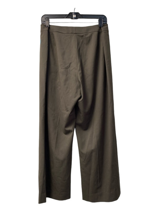 Lafayette 148 Size 14 Dark Taupe No Fabric Tag Straight Cut zip fly Pants Dark Taupe / 14