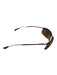 Ray Ban Brown Metal Bronze Hardware Rectangle Nose Guard Wire Arms Sunglasses Brown