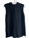 Vince Size S Charcoal Wool & Cashmere Round Neck Sleeveless Rib Knit Sweater Charcoal / S
