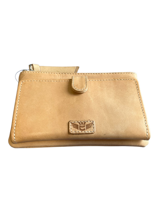Consuela Tan Leather Snap Closure Coin Pouch Zip closure Wallets Tan