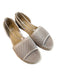 Eileen Fisher Shoe Size 7 1/2 Tan Knit Slip On Flat Espadrille Open Toe Shoes Tan / 7 1/2