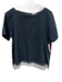 Eileen Fisher Size XS Navy Blue & Gray Cotton Short Sleeve Striped Top Navy Blue & Gray / XS