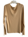 St John Size XL Yellow Wool & Rayon Scoop Neck Long Sleeve Knit Top Yellow / XL