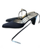 Donald J Pliner Shoe Size 6.5 Navy Leather & Fabric Pointed Square Toe Shoes Navy / 6.5