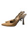 Stuart Weitzman Shoe Size 7 Brown Leather Pointed Toe Slingback High Heel Shoes Brown / 7