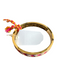 Kate Spade Multi Metal & Fabric Gold Tone Hardware Woven Bangle Bracelet Multi