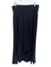 St. John Size 10 Black Polyester Side Zip Pleated Pockets Skirt Black / 10