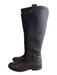 Frye Shoe Size 7.5 Brown Leather Almond Toe No zip Flat Calf Length Booties Brown / 7.5