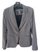 Hipchik Couture Size 4 Gray Polyester & Rayon Blazer Rhinestone 1 Button Jacket Gray / 4