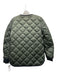 Theory Size P Olive Green & Black Quilted Zip Puffer Jacket Olive Green & Black / P