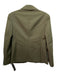 Theory Size 0 Olive Green Polyester 2 Buttons Breast Pocket Multi pocket Jacket Olive Green / 0