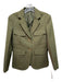 Theory Size 0 Olive Green Polyester 2 Buttons Breast Pocket Multi pocket Jacket Olive Green / 0