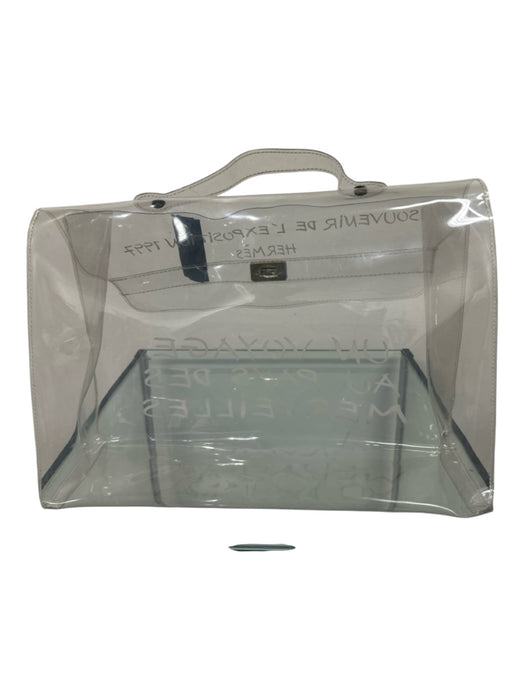 Hermes Clear Gold Hardware One Handle Bag Clear / M