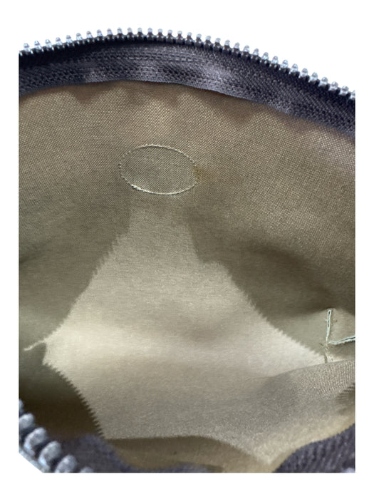 Gucci Beige & Brown Monogram Zip Close Pouch Bag Beige & Brown / M