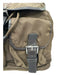 Prada Brown Nylon Leather trim Drawstring Closure Snap Closure Backpack Bag Brown / Medium