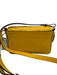 Fendi Yellow Leather Embossed Monogram Flap Crossbody Bag Yellow