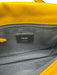 Fendi Yellow Leather Embossed Monogram Flap Crossbody Bag Yellow