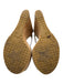 Jimmy Choo Shoe Size 38.5 Beige Suede Cork Platform Peep Toe Wedge Sandals Beige / 38.5